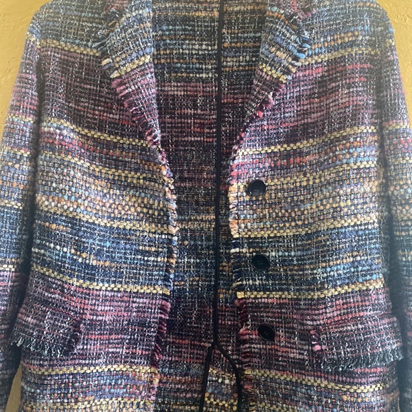 ETRO Plaid Tweed Blazer ETRO Milano (made in Italy ) vintage - Picture 2 of 11